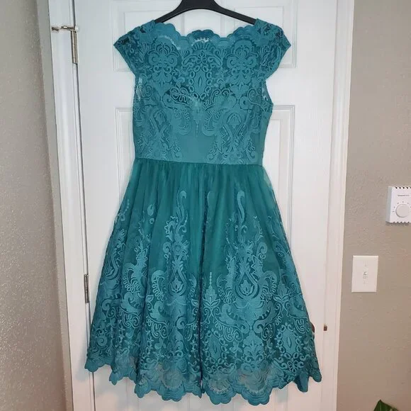 Exquisite Elegance Chi Chi London Lace Dress Size 12 - Picture 2 of 9